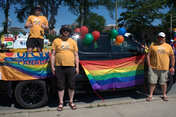 Members of the EPC staff flocked to Halifax on Saturday, July 19 to take part in the annual Halifax Pride Parade!